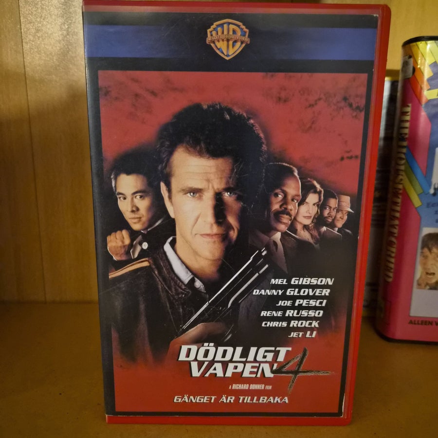 Dödligt Vapen 4 (VHS)