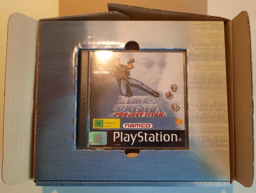 Time Crisis Project Titan + G-Con Gun – PS1 PAL – Bon état Avec Pistolet