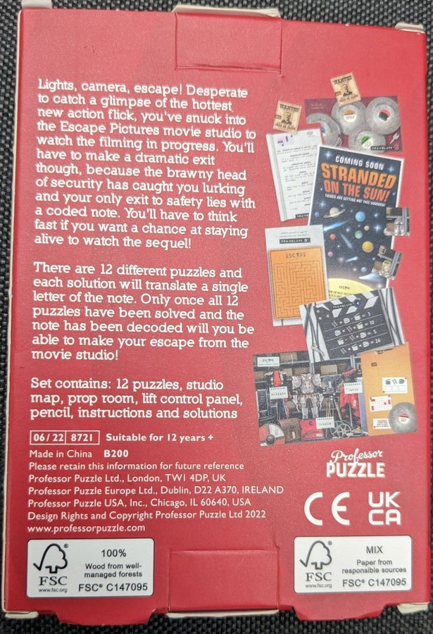 Escape From The Movie Studio Mini - View #10