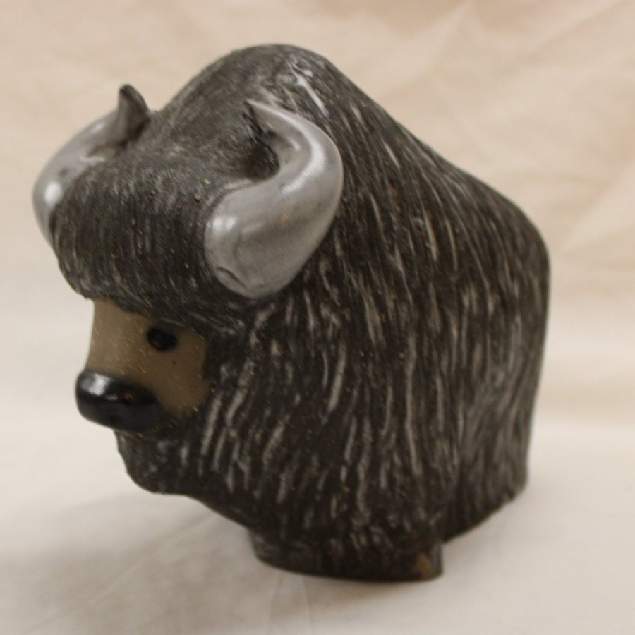 Stor Figurin Bisonox 24 cm Upsala Ekeby UE 6049.. | Köp på Tradera