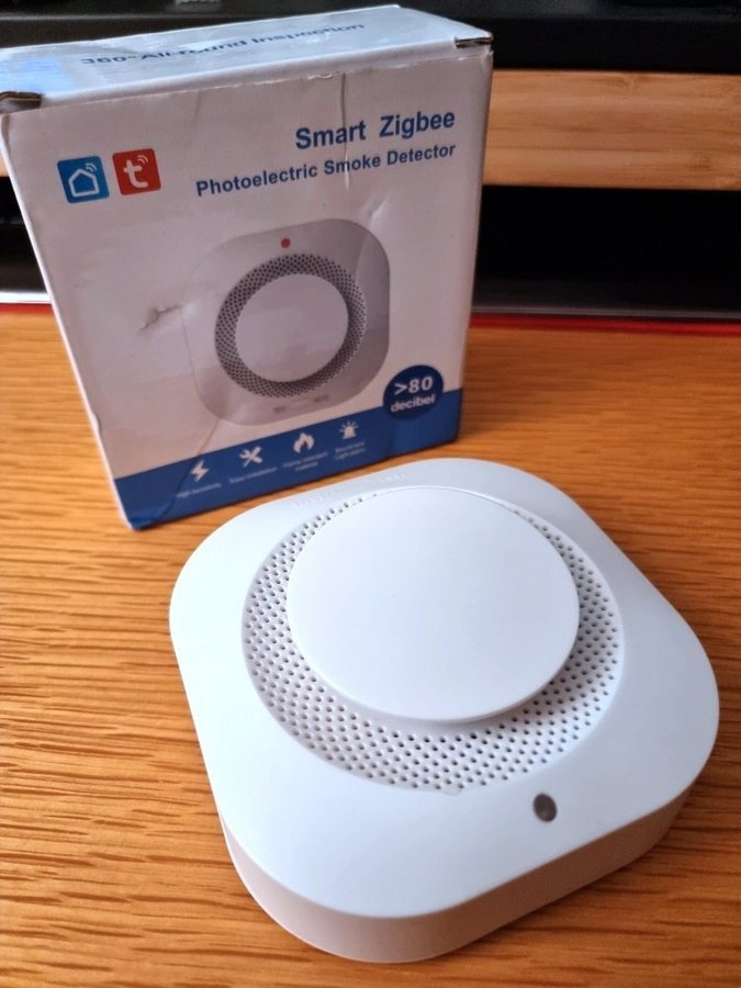 Smart Zigbee smoke detector Köp på Tradera (617238778)