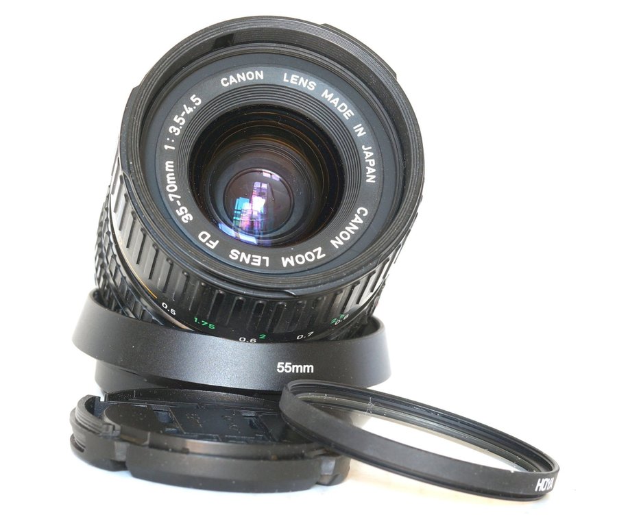 Canon ZoomObjektiv FD 35-70mm Nyskick Køb på Tradera