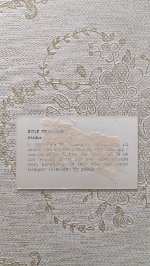 420serien Rolf Rämgård (Skidor, Falu IK) tr... Köp på Tradera