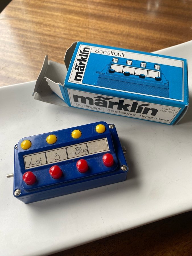 Märklin H0 474/4 Schaltpult Kopplingspult Switch Panel Eisenbahn Mode