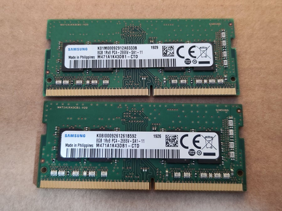 Samsung 2x8GB 16gb ddr4 sodim.. | Köp från cheap_gaming på Tradera