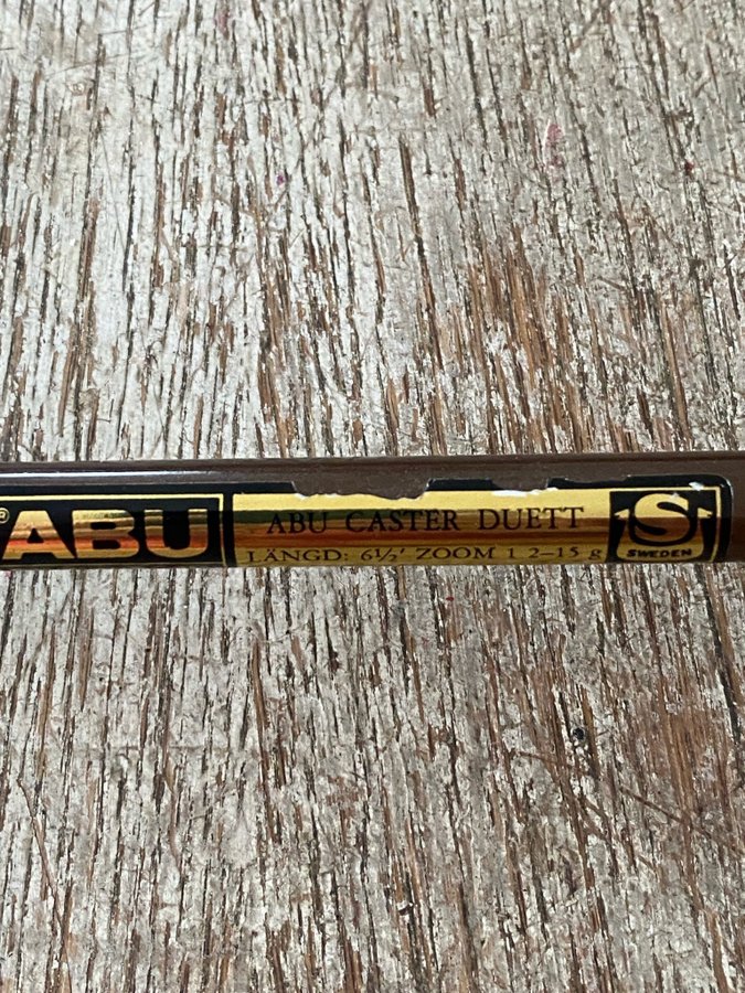 Fiskespö CASTER Duett Zoom ABU Svängsta | Köp på Tradera (717145434)