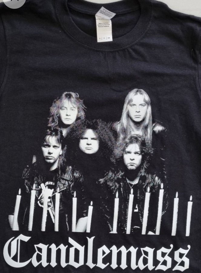 Candlemass t-shirt doom metal 80-tal 90-tal rar.. | Köp på Tradera