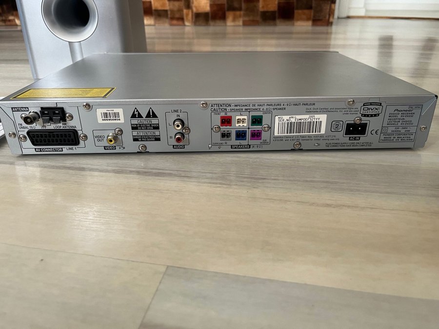 Pioneer XV-DV232 CDデッキ? Pioneer CD DVDプレーヤー サブウーファー付き XV-DV232 - メルカリ