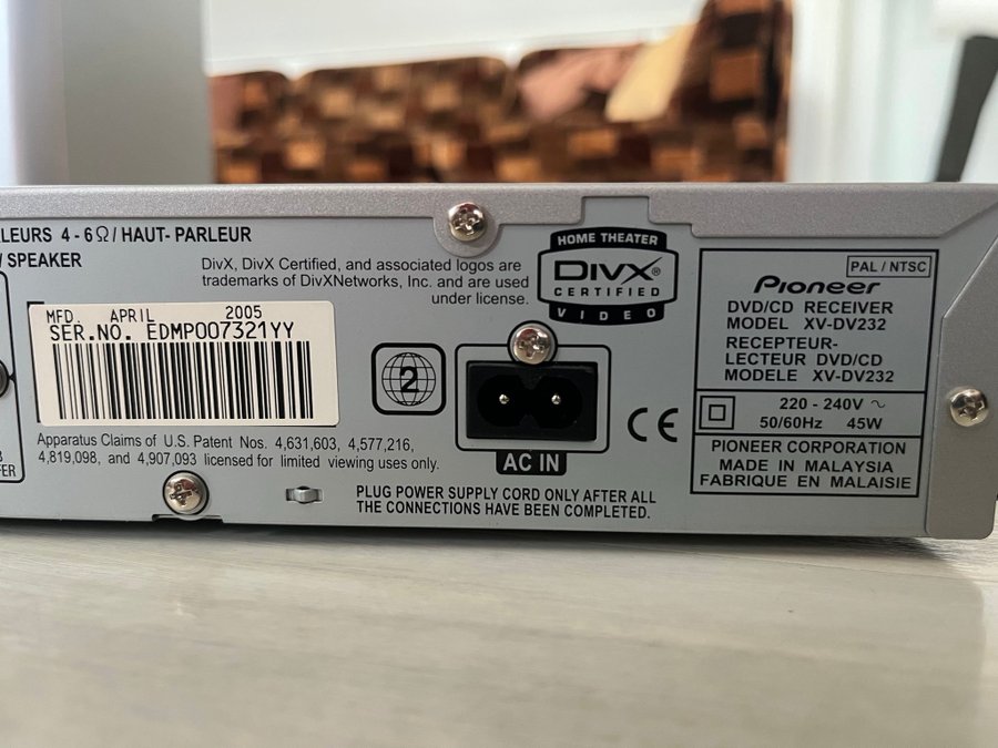 Se produkter som liknar Pioneer XV-DV232 DVD/CD Recei.. på