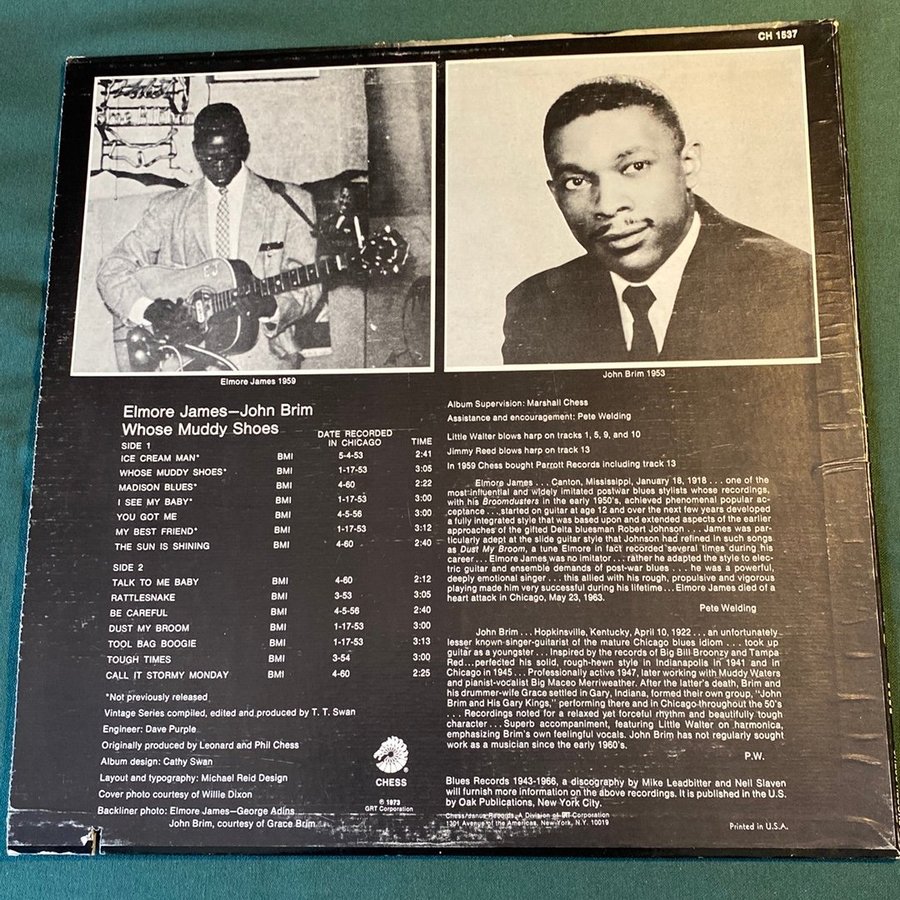 LP Vinyl - Elmore James John Brim - Whose Muddy.. | Köp på Tradera