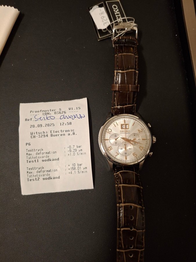 Se produkter, der ligner Seiko Chronograph SPC087P1 på Tradera