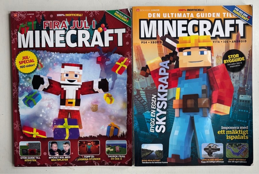 Minecraft Tidningar: Fira Jul I Minecraft & Den.. | Köp på Tradera ...