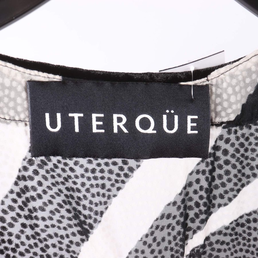 Kaftan Uterque svart vit stl. One size