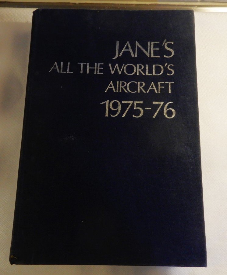 JANE'S ALL THE WORLD'S AIRCRAFT 1975-76 Lot - Three books on