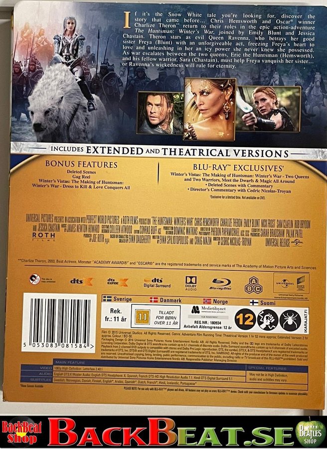 Dvd Huntsman Winter War In Hindi X-Men: Apocalypse (2016) DVD
