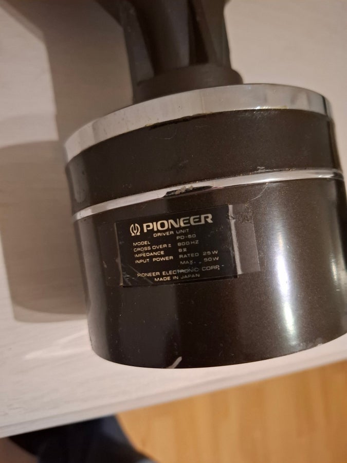 Pioneer PD-50 Driver och PH-50 horn. | Köp på Tradera (738669265
