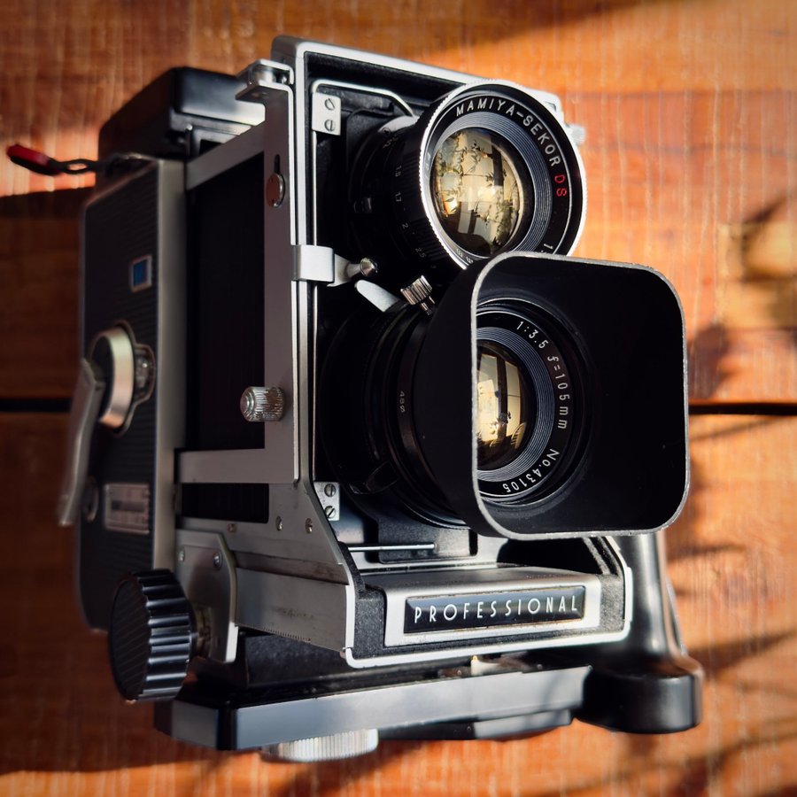 Mamiya C33 Pro 65mmF3.5 ブルードット/105mmF3.5