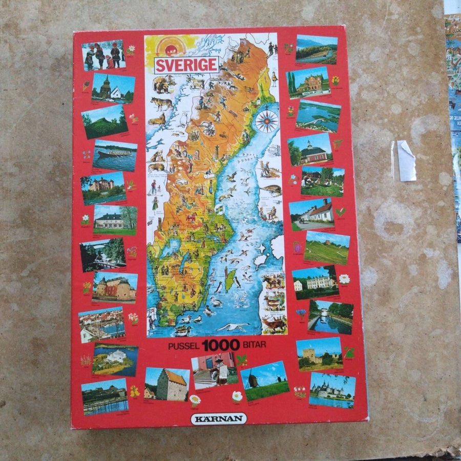 Se produkter som liknar Pussel 1000 bitar. Motivet är.. på Tradera ...