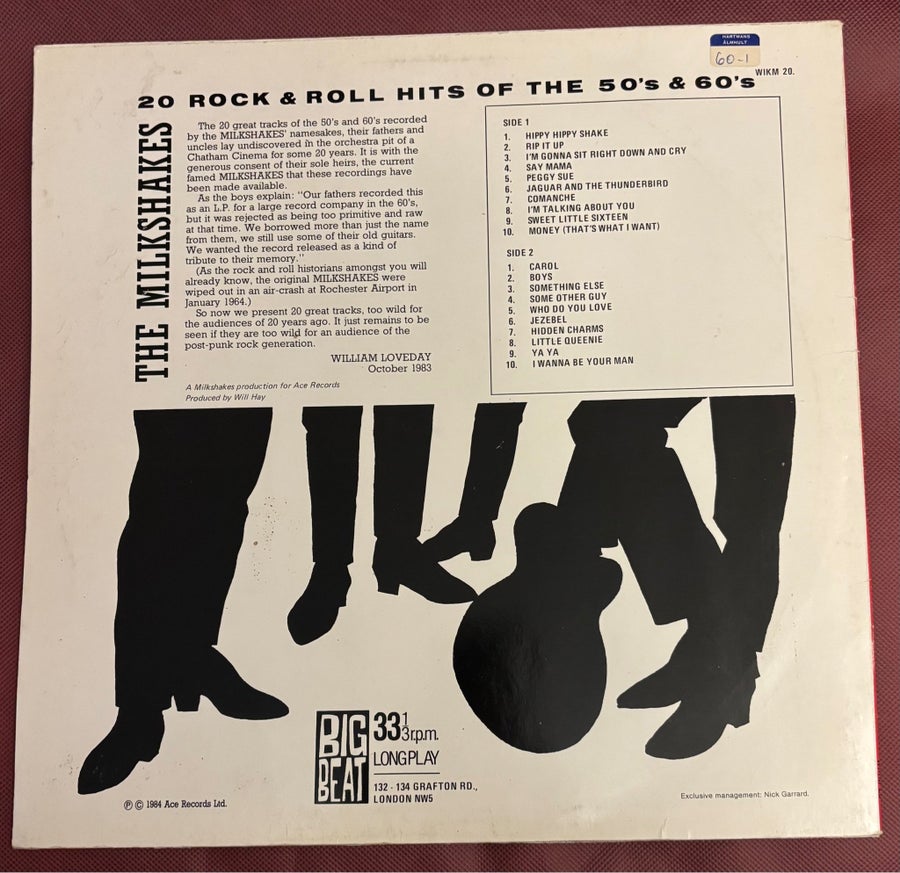 The milkshakes/20 rock and roll hits 【公式通販】