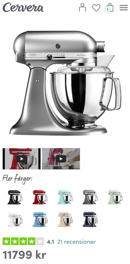 cervera kitchenaid