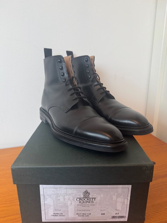 OANVÄNDA Crockett Jones Northcote Boot 42 Köp på Tradera