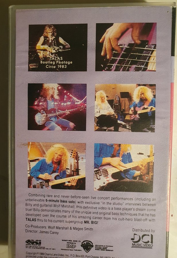 Billy Sheehan On Bass - VHS | Köp på Tradera (713124139)