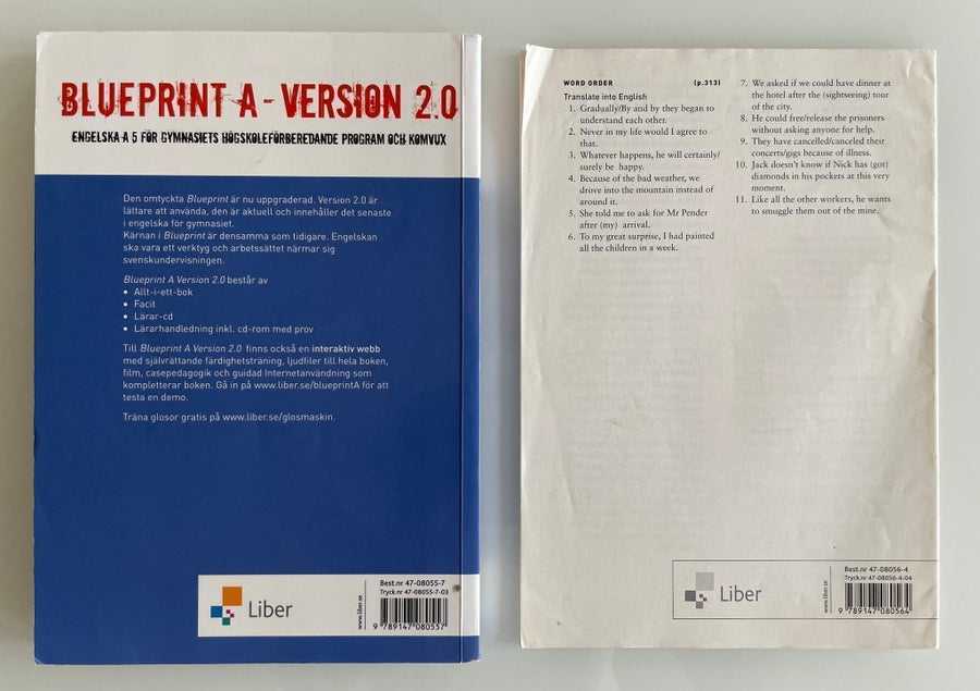 Blueprint A version 2.0, Engelska 5 | Köp på Tradera (622688309)