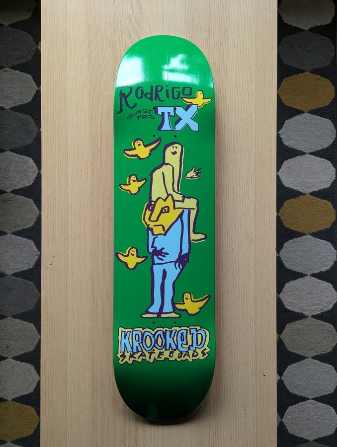 Krooked Skateboard Deck Rodrigo TX Guest Pro | Köp på Tradera