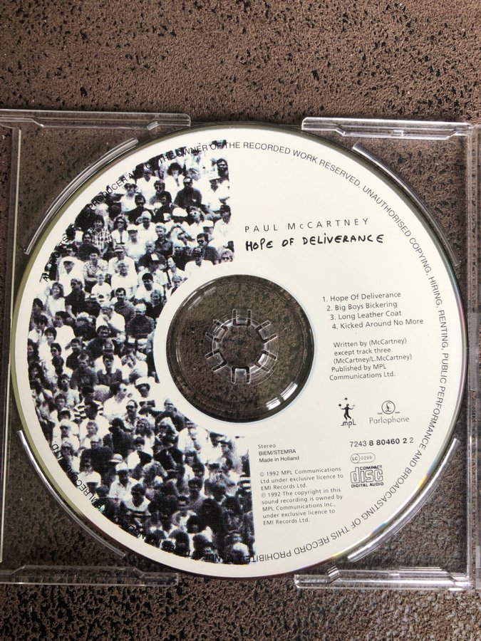 Paul McCartney - Hope Of Deliverance - CD singel | Köp på Tradera