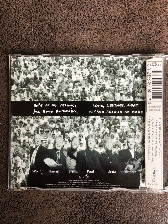 Paul McCartney - Hope Of Deliverance - CD singel | Köp på Tradera