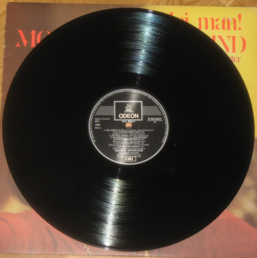 MINT- ! Monica Zetterlund - Hej, Man! (LP, Album) | Köp på Tradera