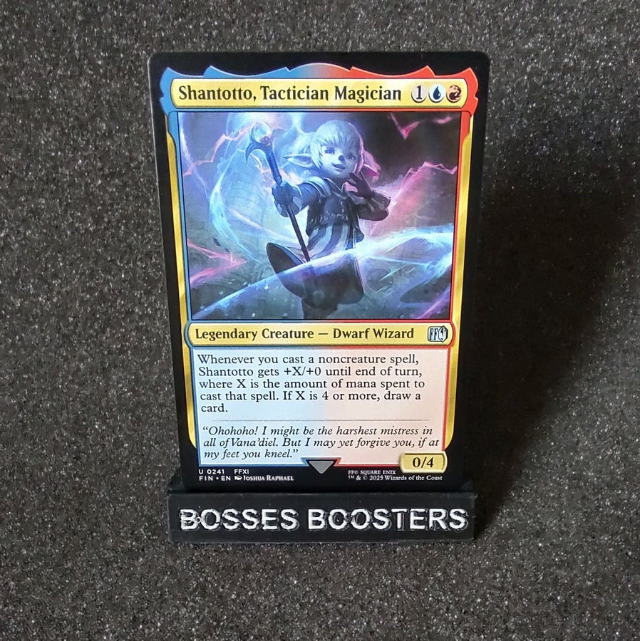 mtg final fantasy shantotto Shantotto, Tactician Magician [507] [Extended Art] [FINAL FANTASY] [Foil]  Face to Face Games Shantotto gets +X/+0 until end of turn Shantotto (Full Art) - Legacy