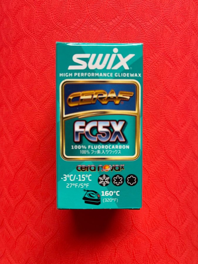 swix FC5X 100%フッ素入りワックス Swix FC8X フッ素ワックス 【公式通販】