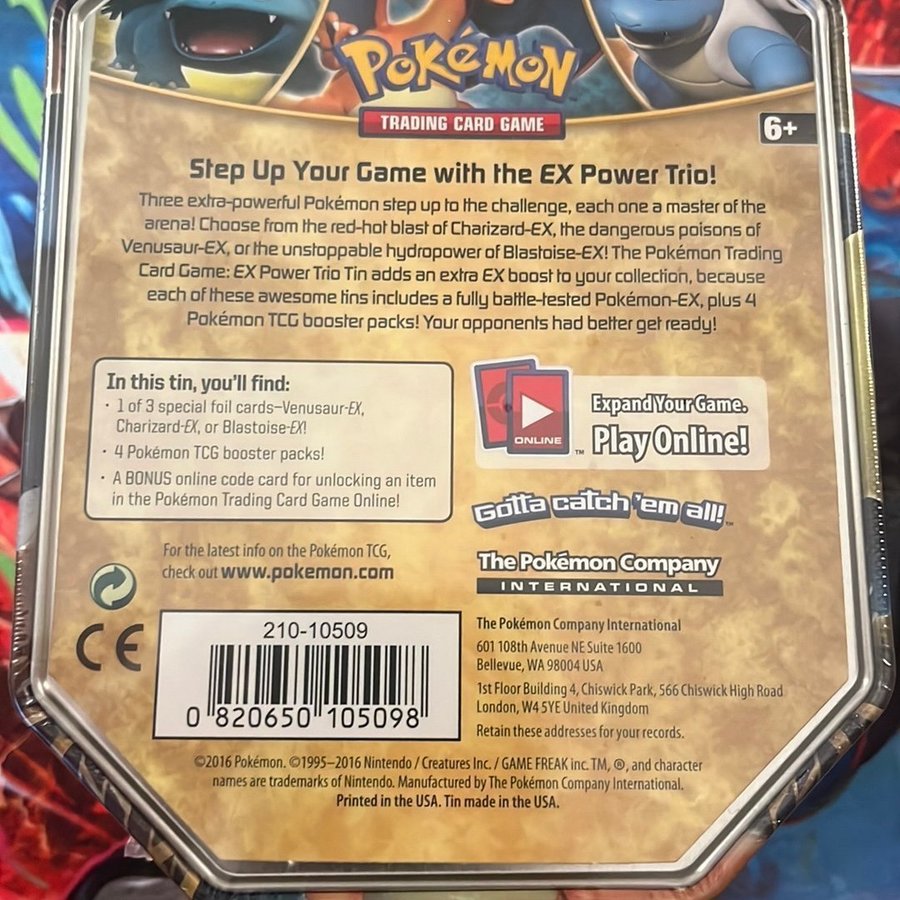 pokemon card game ex power trio charizard ex tin PokeCard Creator