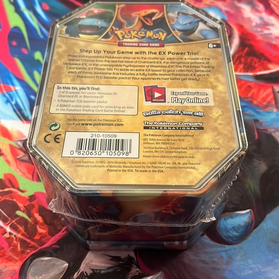 EX Power Trio Tins: Charizard EX Tin [2016] *SE.. | Kp p Tradera  (727864175)