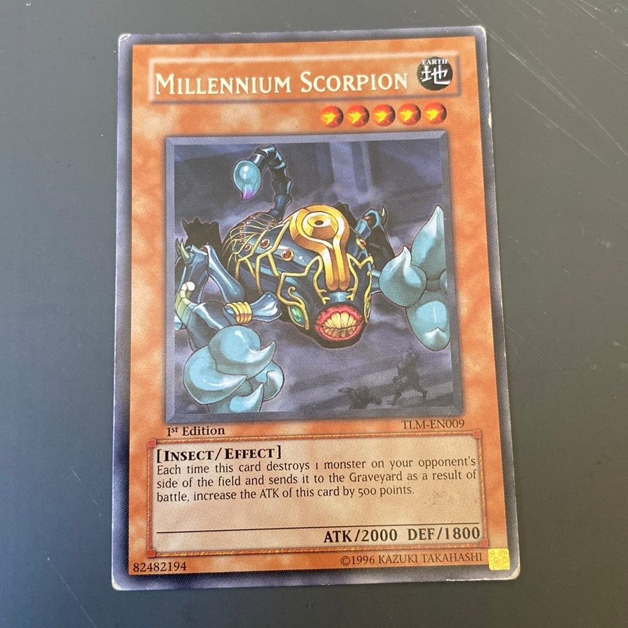Yu-Gi-Oh! Millennium Scorpion samlarkort | Kp p Tradera (730027567)