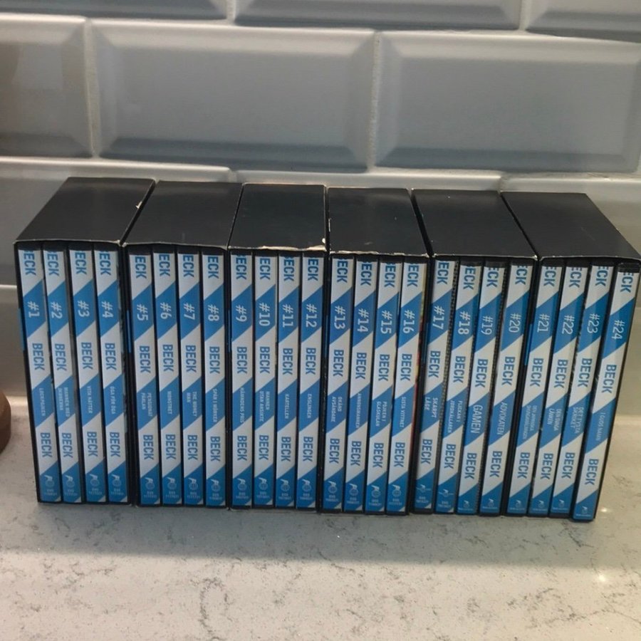 Beck DVD Box 1-24 | Köp från ThriftedByFrantzich på Tradera