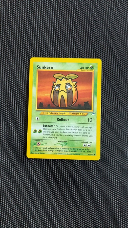 sunkern pokemon card value Sunkern 2005 Japanese EX: Golden Sky, Silvery Ocean #008/106 1st Edition  Price Guide