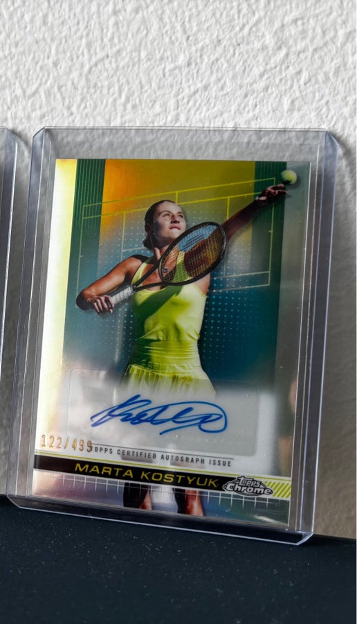 Se produkter som liknar Marta Kostyuk Topps Chrome Te.. på Tradera