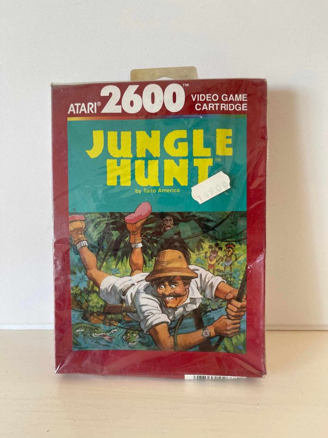 New Jungle Hunt Atari 2600 Sealed Video Game Wata Graded 8.0 A+ Seal! 1988