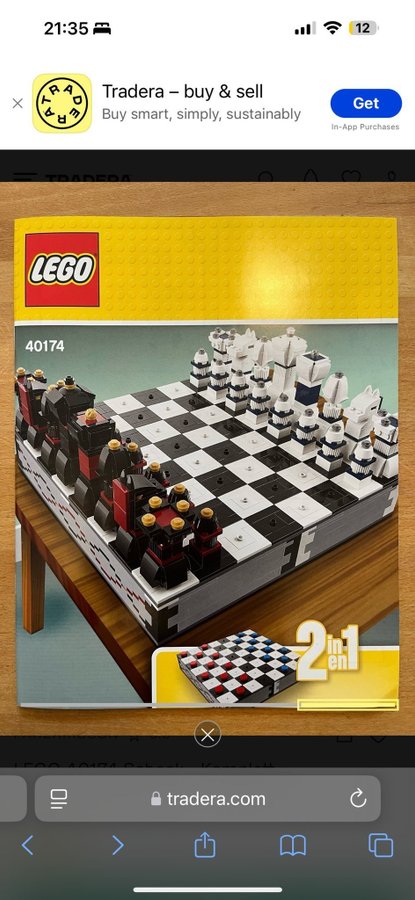 LEGO Chess Queen Plastic LEGO (R) Complete Sets & Packs for