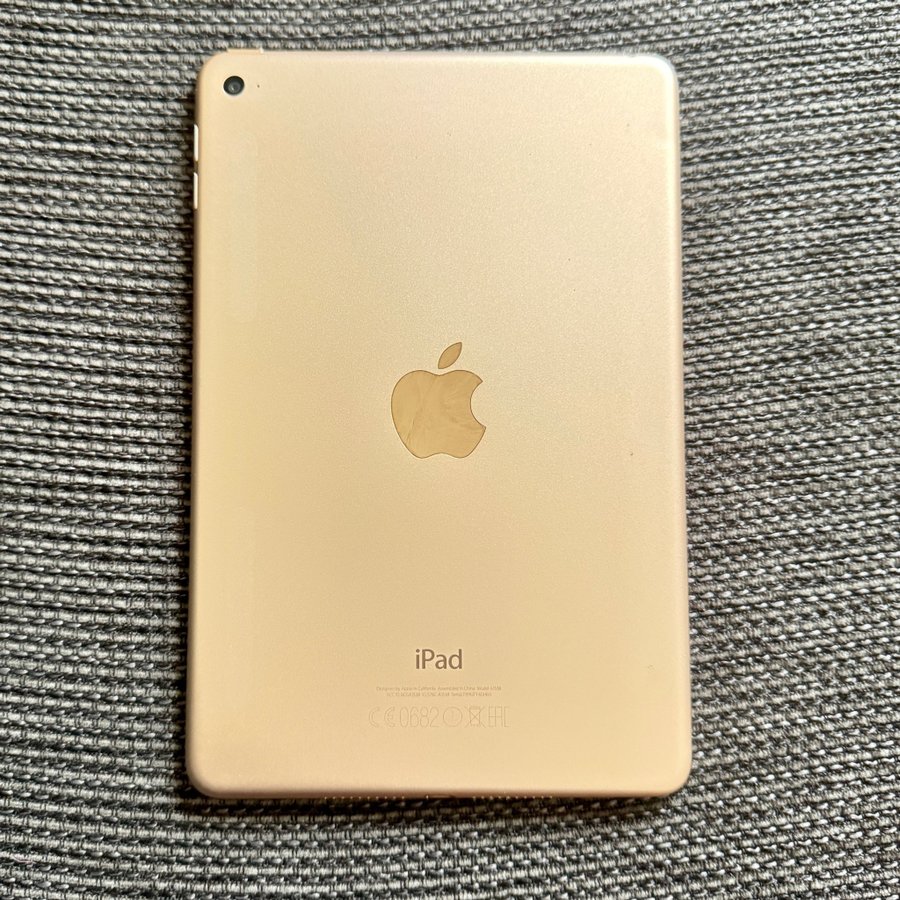 Apple iPad mini 4 Wi-Fi, Gold, 64GB, Modell A1538 | Köp på Tradera