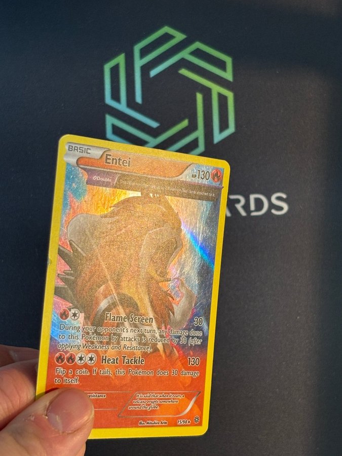 Obsidian Flames Ancient Origins Entei Legendary 4 Card Lot - Holo - 030/197  - Obsidian Flames - 14/98 Pokemon Cards Rare