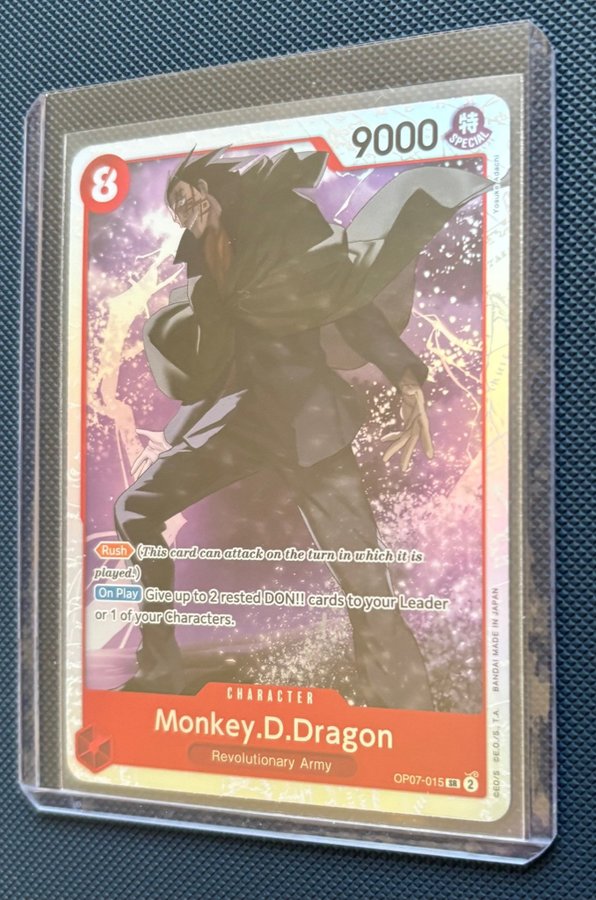 One Piece Card Game Monkey D. Dragon OP07-015 SR | Kp p Tradera  (726346829)