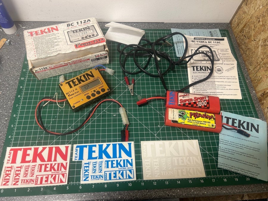 Vintage TEKIN BC 112A Peak Charger med Batterie.. | Köp på Tradera