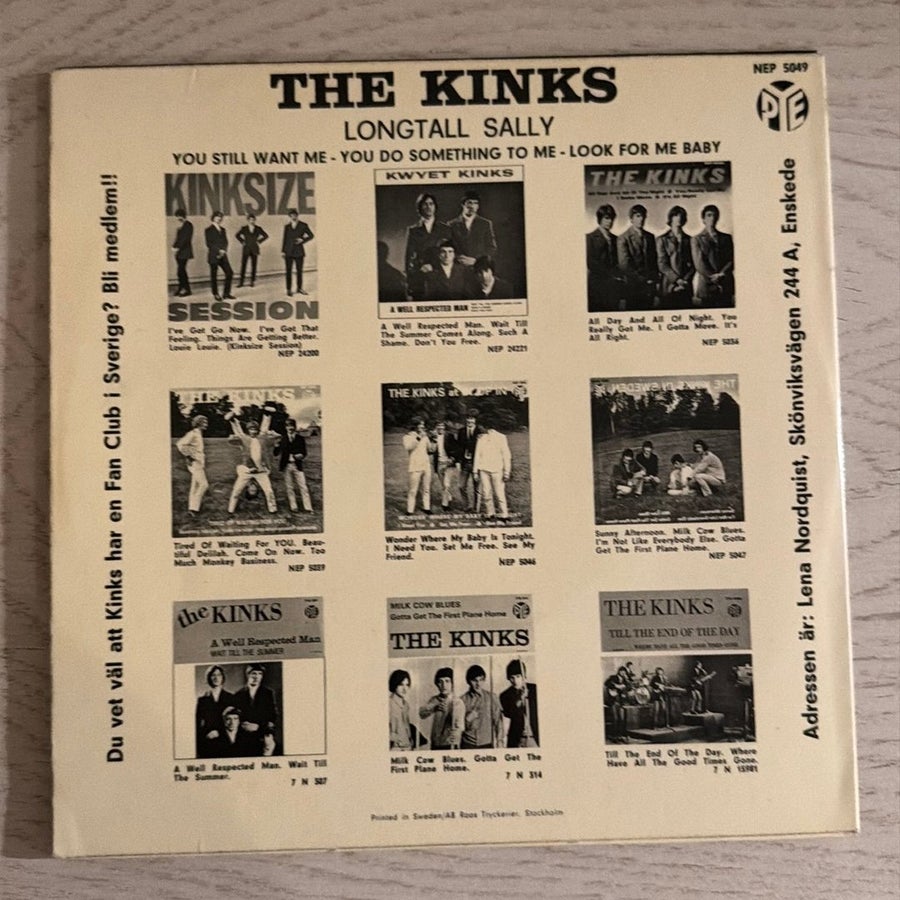 The Kinks - Long Tall Sally (EP) | Köp på Tradera (744855848)
