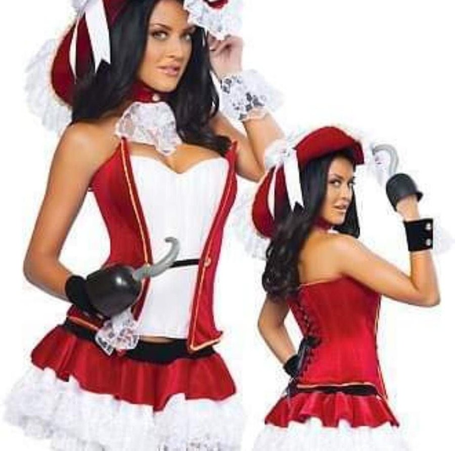 Pirat sjörövare dräkt kjol halloween utklädnad Köp på Tradera (574489655)