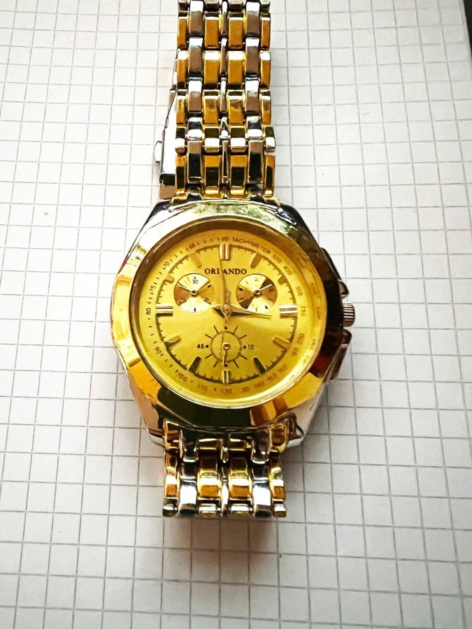 ??ORLANDO Y385, herr armbandsur, Tachymeter, .. Köp på Tradera