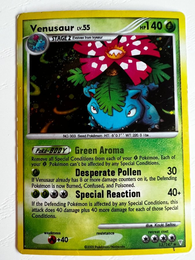 Pokémonkort Venusaur lv 55. Köp direkt för 399kr Köp på Tradera