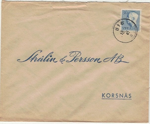 Diö, Älmhult NSt 59b på TVÅ brev 15.1.61 och 28.. | Köp på Tradera ...